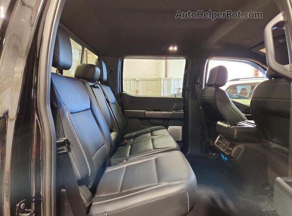 1FTFW5LD5SFB53722 2025 FORD F150 Black Rear seats view