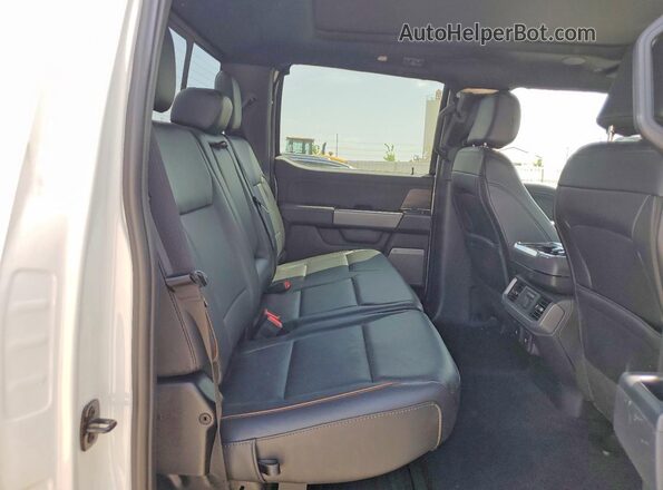 1FTFW5LD8SFB94023 2025 FORD F150 White უკანა სავარძლების ხედი