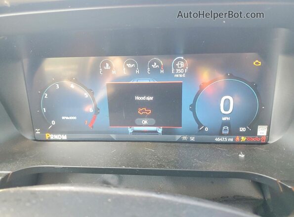 1FTFW5LD8SFC00578 2025 FORD F150 Gray Սարքավորումների վահանակի տեսք
