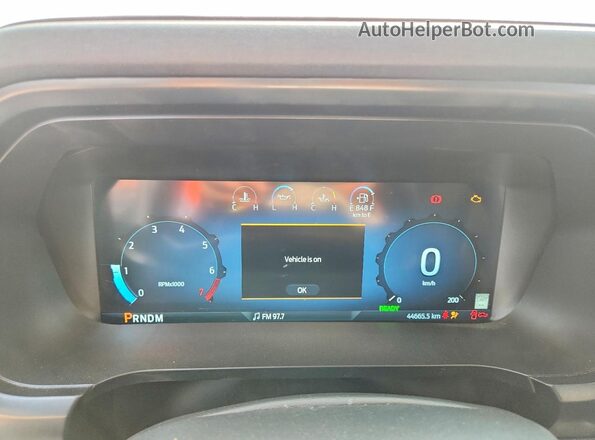 1FTFW5LDXRFB75712 2024 FORD F150 Gray Widok zestawu wskaźników