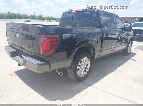 1FTFW6LD2SFA15142 2025 FORD F150 Black უკანა მარჯვენა