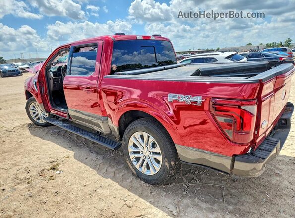1FTFW6LD3SFC03412 2025 FORD F150 Red Задня ліва чверть
