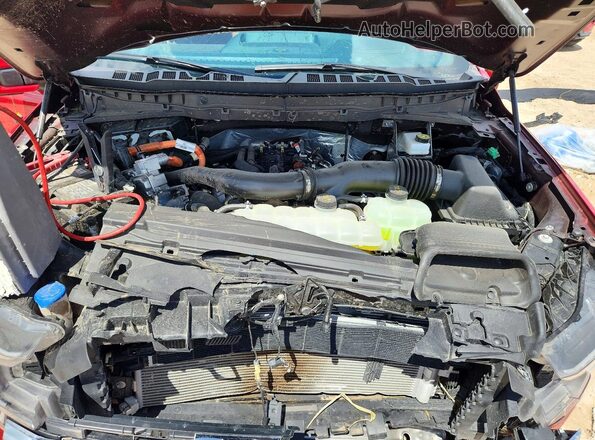 1FTFW6LD3SFC03412 2025 FORD F150 Red Вид задньої частини салону
