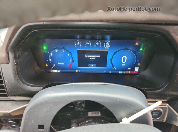 1FTFW6LDXSFA55095 2025 FORD F150 Black ხელსაწყოთა პანელის ხედი