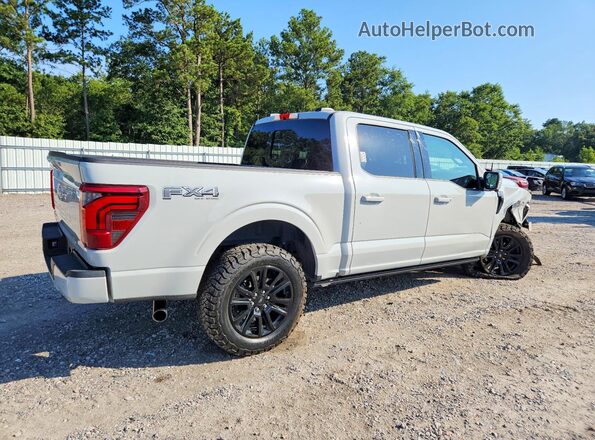 1FTFW7L88RFA77390 2024 FORD F150 Серый Задняя правая четверть