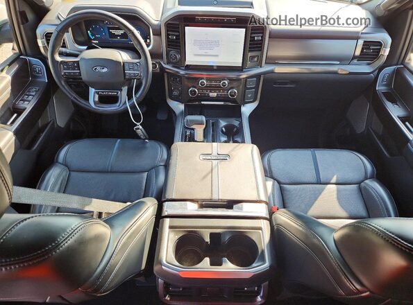 1FTFW7L88RFA77390 2024 FORD F150 Серый Вид панели приборов
