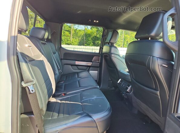 1FTFW7L88RFA77390 2024 FORD F150 Серый Вид задних сидений
