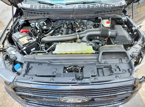 1FTFW7L8XSFB55075 2025 FORD F150 Black Սալոնի հետևի տեսք