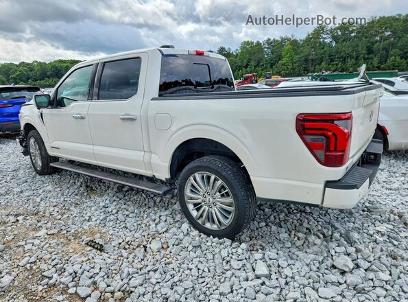 1FTFW7LD5RFC09048 2024 FORD F150 White Trasero izquierdo