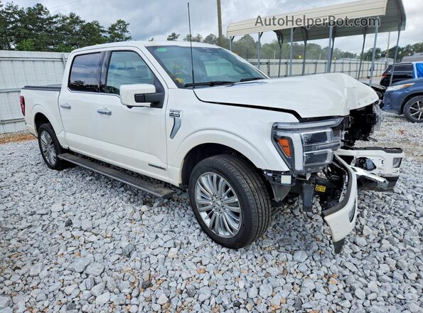 1FTFW7LD5RFC09048 2024 FORD F150 White Delantero derecho