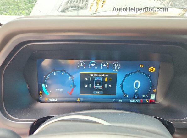 1FTFW7LD9RFB72974 2024 FORD F150 Black Вид щитка приладів