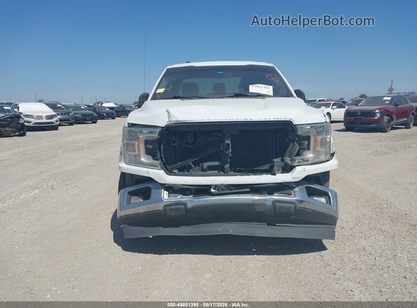 1FTFX1C55JKE97376 2018 FORD F150 Белый Вид щитка приборов