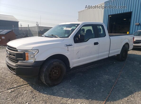 1FTFX1C59KKE25713 2019 FORD F150 White VIN კოდის სტიკერის ხედი