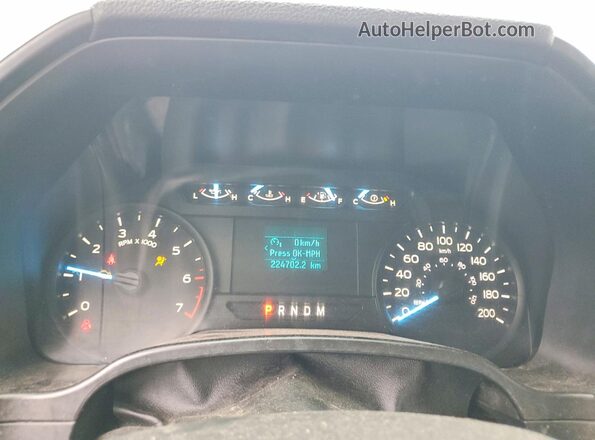 1FTFX1C59KKE25713 2019 FORD F150 White ხელსაწყოთა პანელის ხედი