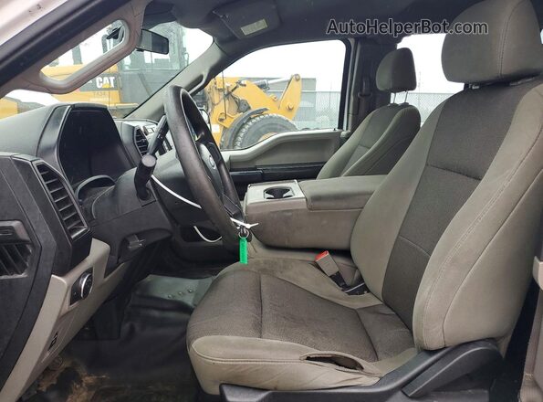 1FTFX1C59KKE25713 2019 FORD F150 White წინა სალონის ხედი