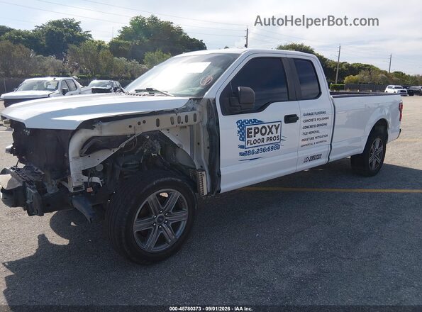 1FTFX1CG6JKD50453 2018 FORD F150 White Передня ліва чверть