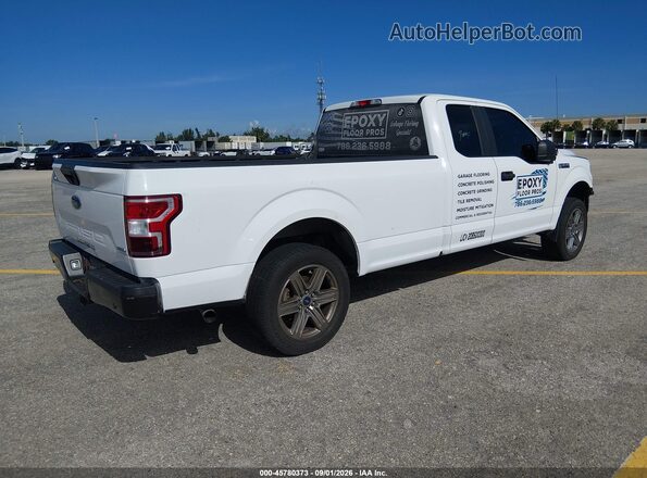 1FTFX1CG6JKD50453 2018 FORD F150 White Задня права чверть