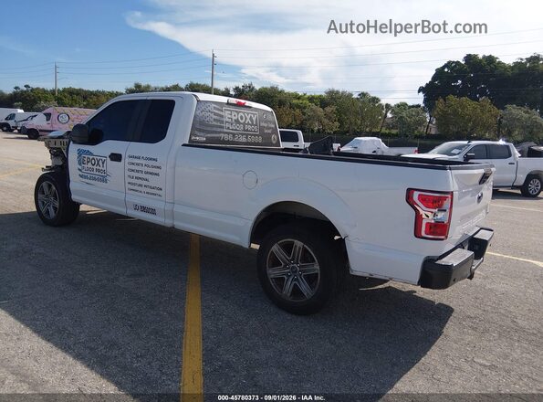 1FTFX1CG6JKD50453 2018 FORD F150 White Задня ліва чверть