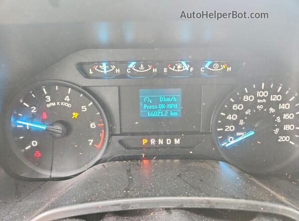 1FTFX1E40KKF04840 2019 FORD F150 Угольный Вид щитка приборов