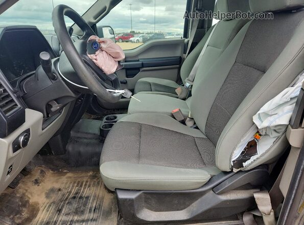 1FTFX1E40KKF04840 2019 FORD F150 Угольный Вид салона спереди