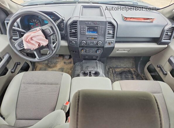 1FTFX1E40KKF04840 2019 FORD F150 Угольный Вид панели приборов