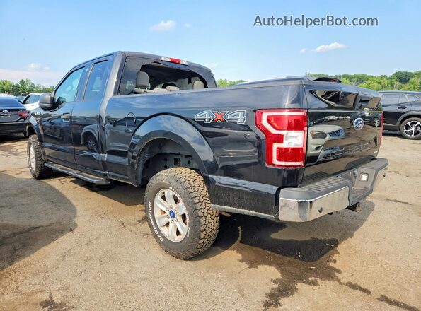 1FTFX1E44LFA32281 2020 FORD F150 Black Rear left