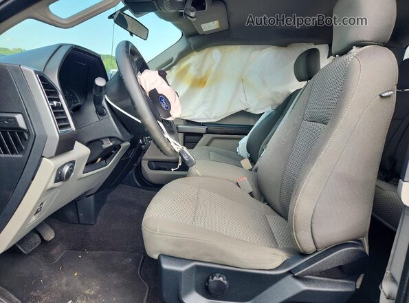1FTFX1E44LFA32281 2020 FORD F150 Black Front interior view