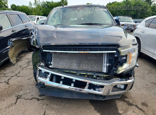 1FTFX1E44LFA32281 2020 FORD F150 Black Front view