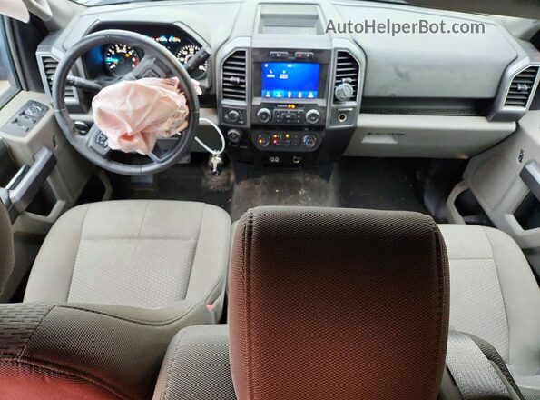 1FTFX1E44LKD55642 2020 FORD F150 Gray Առջևի վահանակի տեսք