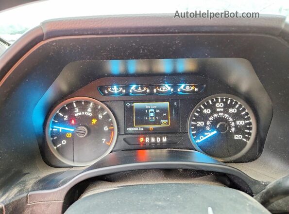 1FTFX1E44LKD55642 2020 FORD F150 Gray Սարքավորումների վահանակի տեսք