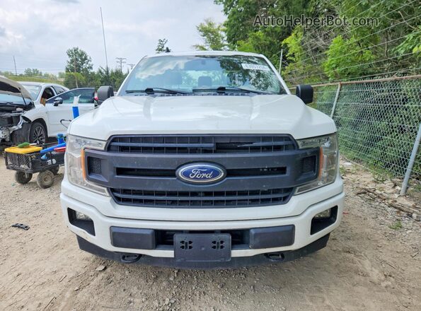 1FTFX1E45LFC31338 2020 FORD F150 White Widok z przodu