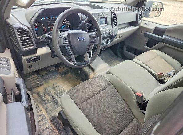 1FTFX1E45LFC31338 2020 FORD F150 White Widok deski rozdzielczej