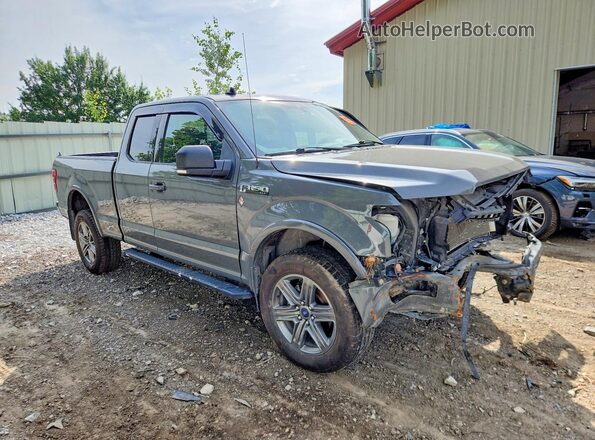 1FTFX1E46LFC27198 2020 FORD F150 Серый Передняя правая четверть
