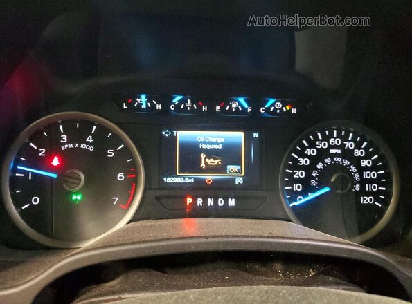 1FTFX1E50JKE83270 2018 FORD F150 Gray Widok zestawu wskaźników