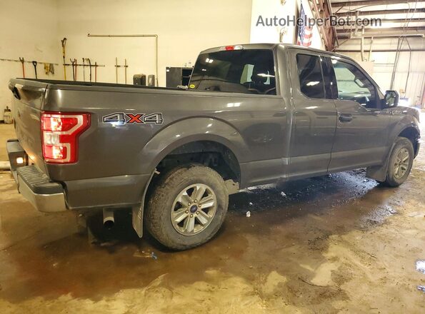 1FTFX1E50JKE83270 2018 FORD F150 Gray Tył prawy