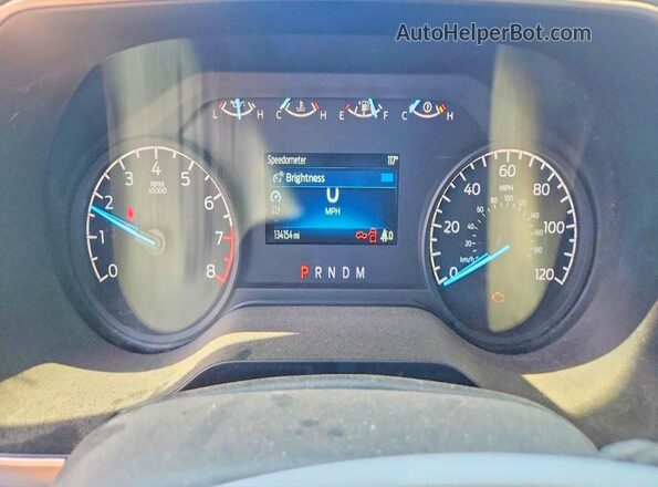 1FTFX1E50MKE25826 2021 FORD F150 Blue Вид щитка приладів