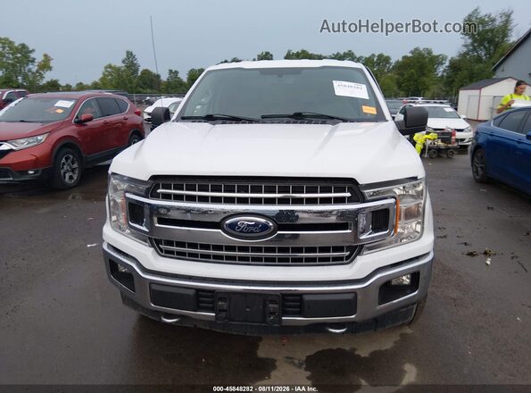 1FTFX1E51JKF88884 2018 FORD F150 White ხელსაწყოთა პანელის ხედი