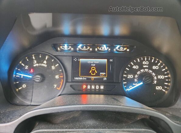 1FTFX1E51JKF99710 2018 FORD F150 White Vista del cuadro de instrumentos