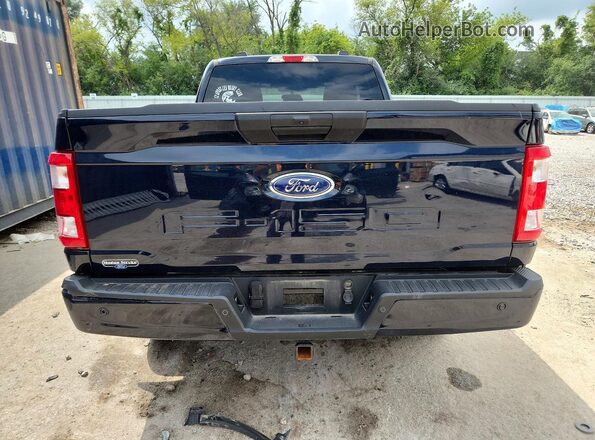 1FTFX1E51PKD45505 2023 FORD F150 Blue Հետևի տեսք