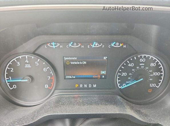 1FTFX1E51PKD45505 2023 FORD F150 Blue Սարքավորումների վահանակի տեսք