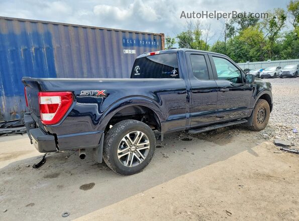 1FTFX1E51PKD45505 2023 FORD F150 Blue Հետևի աջ