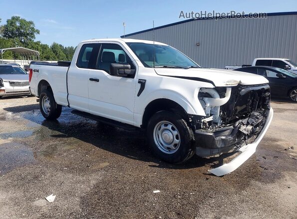 1FTFX1E52NFA19055 2022 FORD F150 Белый Передняя правая четверть