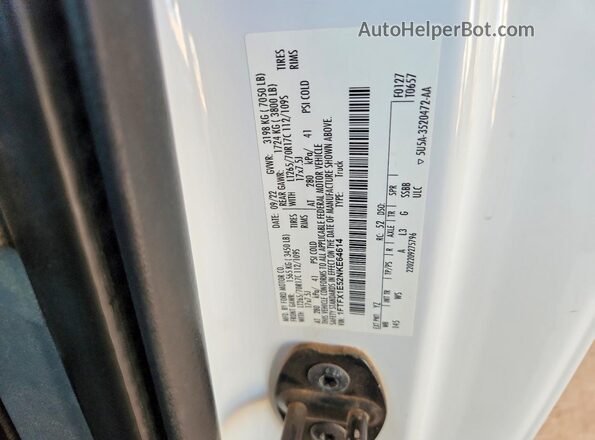 1FTFX1E52NKE64614 2022 FORD F150 Белый Вид подкапотного пространства