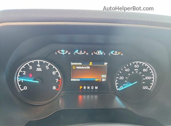 1FTFX1E52NKE64614 2022 FORD F150 Белый Вид щитка приборов