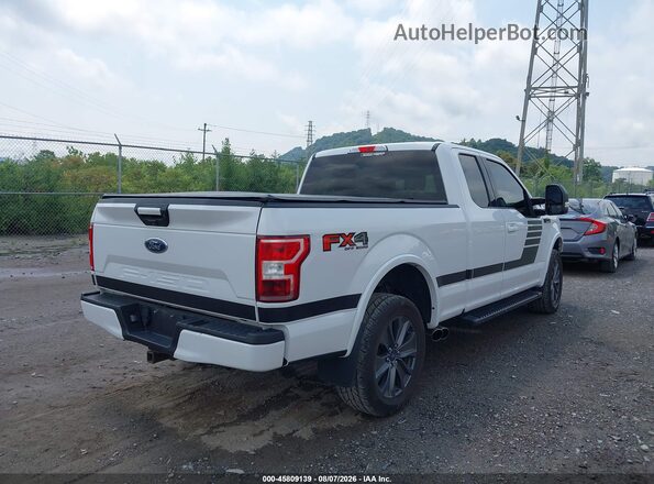 1FTFX1E53JFC57412 2018 FORD F150 White უკანა მარჯვენა