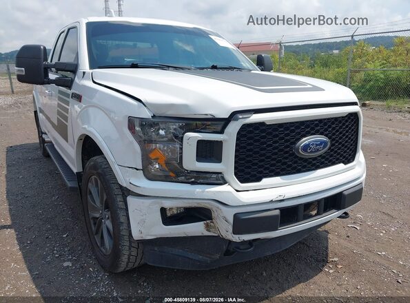 1FTFX1E53JFC57412 2018 FORD F150 White წინა ხედი