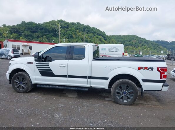 1FTFX1E53JFC57412 2018 FORD F150 White სალონის 360-გრადუსიანი ხედი