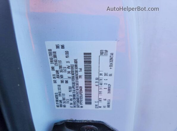 1FTFX1E53JFE59439 2018 FORD F150 White Widok komory silnika