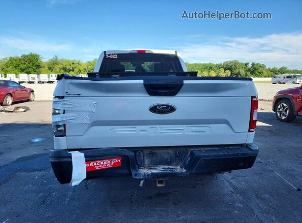 1FTFX1E53JFE59439 2018 FORD F150 White Widok z tyłu