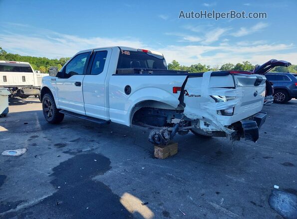 1FTFX1E53JFE59439 2018 FORD F150 White Tył lewy